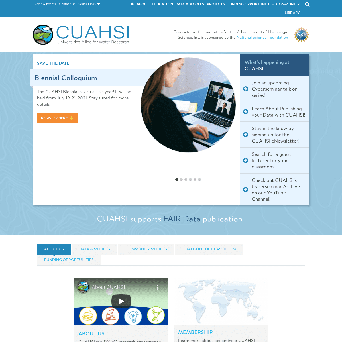 A complete backup of https://cuahsi.org